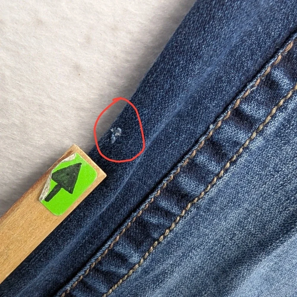 Wrangler 20X No. 44 Slim Straight Jeans Mens 28x32 Dark Wash - Picture 3 of 15